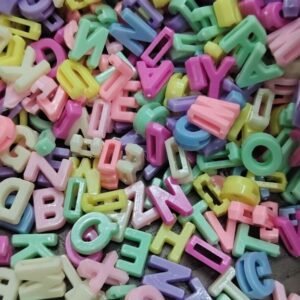 alphabet beads candy pastel 3